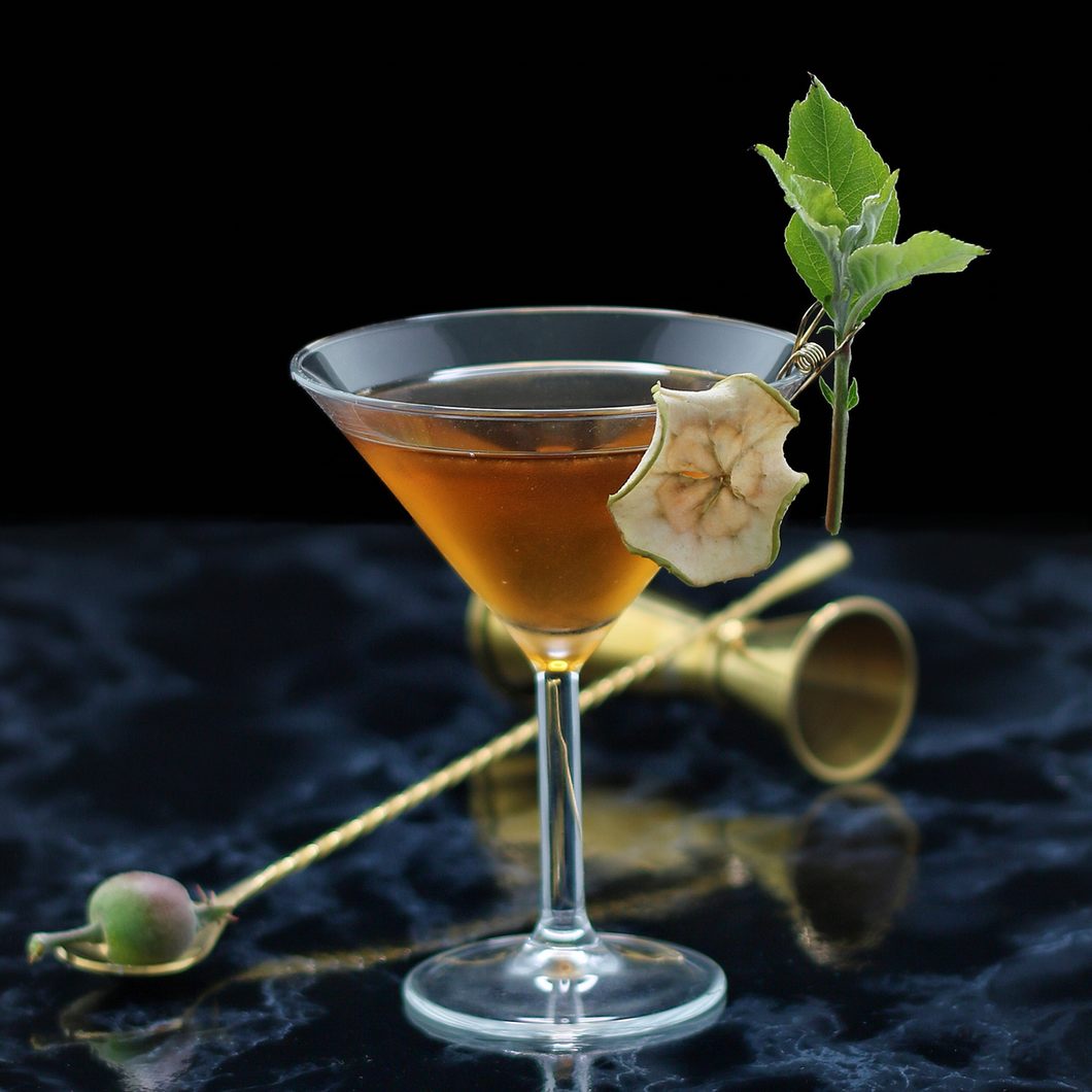 Appletini cocktail recipe using Bob’s Autumn Bitters
