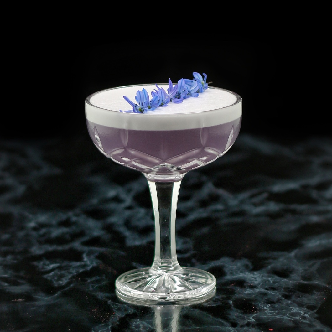 Floral Sour cocktail recipe using Bob’s Lavender Bitters