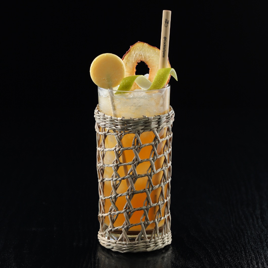 Fruit Crush cocktail recipe using Bob’s Peppermint Bitters