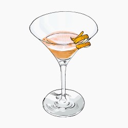Pink Gin cocktail
