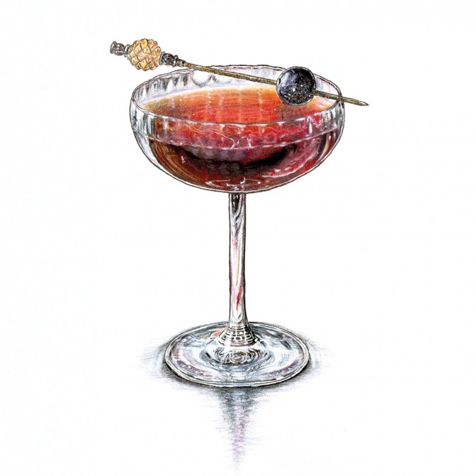 Manhattan cocktail