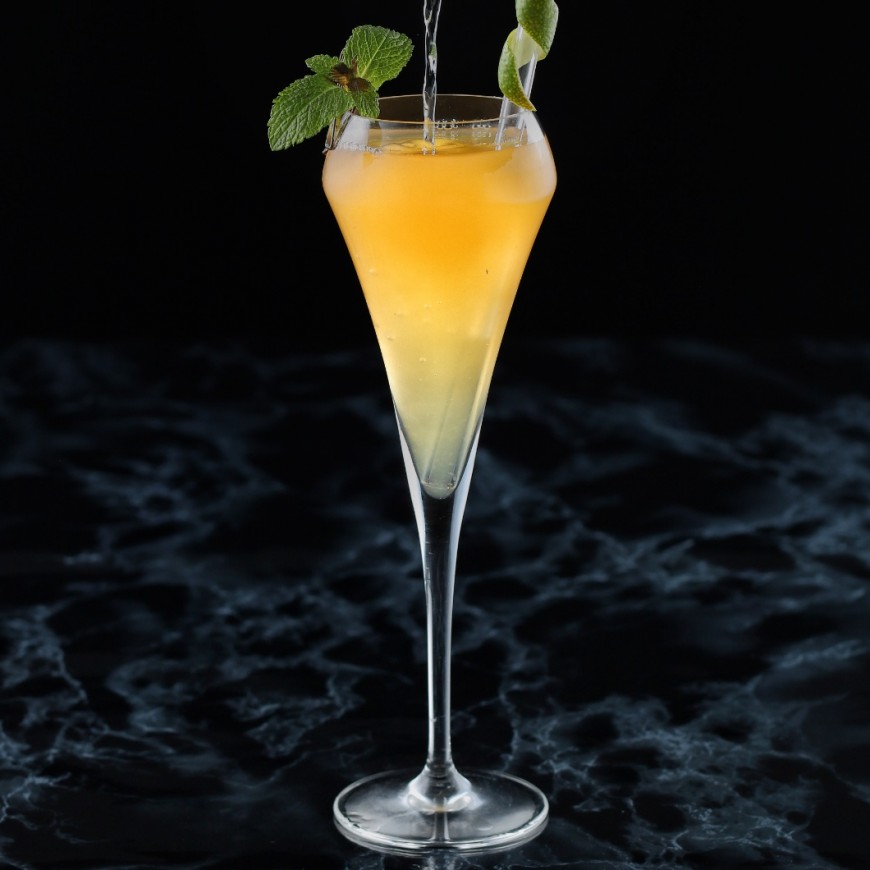 Fresh royal cocktail recipe using bob s peppermint bitters