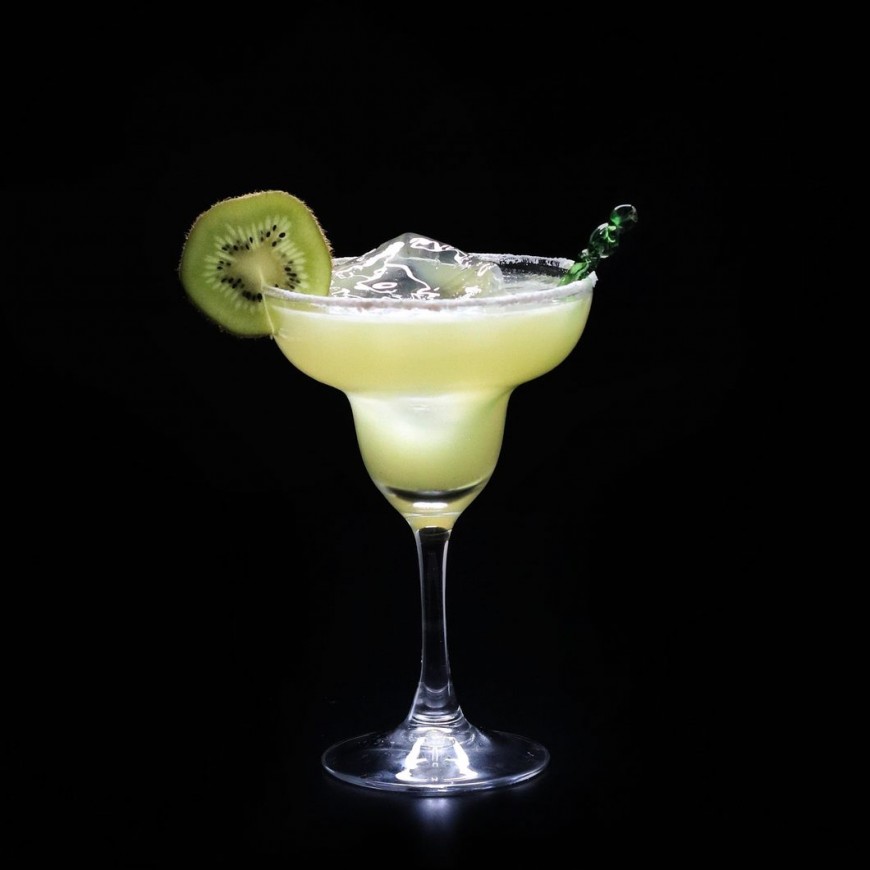 Kiwi Marg cocktail recipe using Difford’s Margarita Bitters