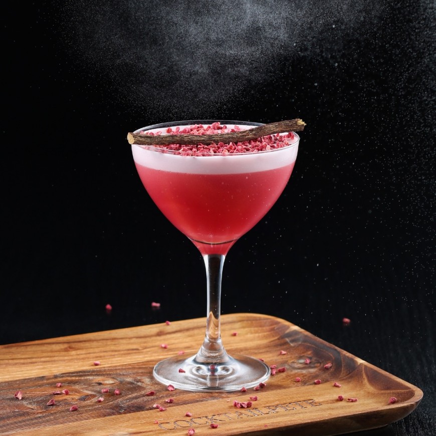 Roseberry cocktail recipe using Bob’s Liquorice Bitters